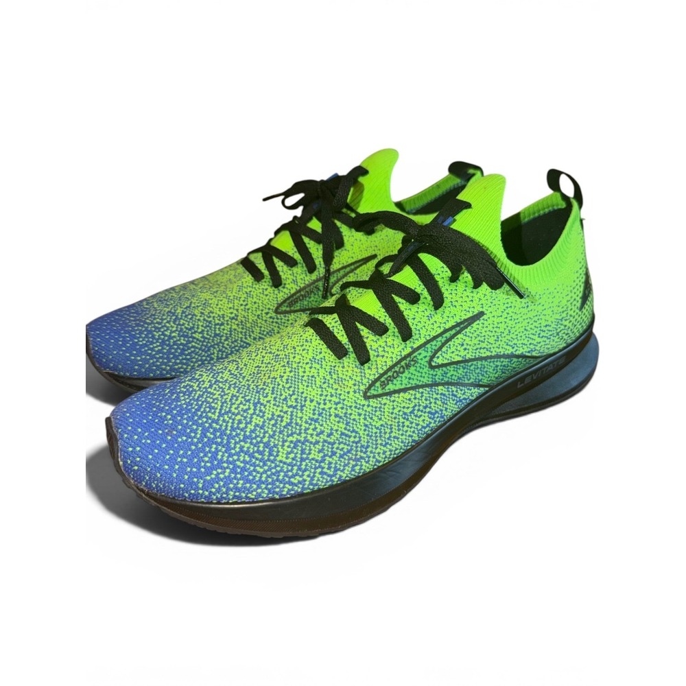 Brooks Levitate StealthFit 5 Men's Size 10 Mystic Green Running Shoes EUC